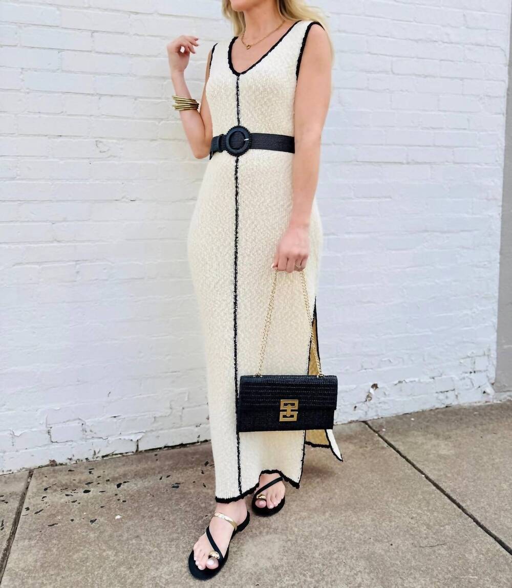 NEW A.REN sylvie maxi dress in cream